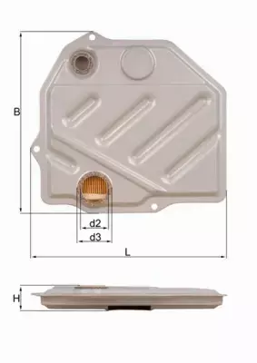 MAHLE FILTR SKRZYNI BIEGÓW HX 46 