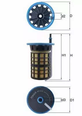 MAHLE FILTR PALIWA KX 515 