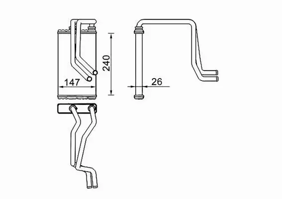 MAHLE NAGRZEWNICA AH 271 000S 