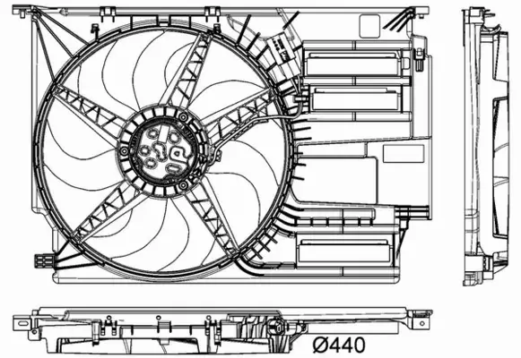 MAHLE WENTYLATOR CHŁODNICY CFF 403 000P 