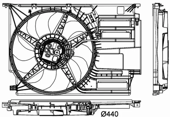 MAHLE WENTYLATOR CHŁODNICY CFF 404 000P 