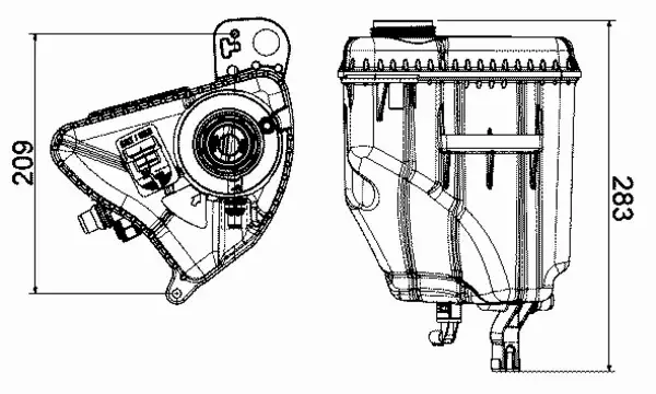 MAHLE ZBIORNIK WYRÓWNAWCZY CRT 3 000S 