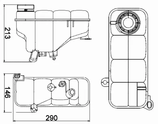 MAHLE ZBIORNIK WYRÓWNAWCZY CRT 5 000S 