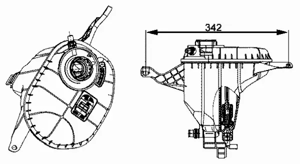 MAHLE ZBIORNICZEK WYRÓWNAWCZY CRT 29 001S 