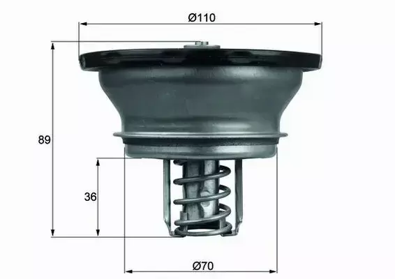 MAHLE TERMOSTAT UKŁ. CHŁODZENIA THD 3 82 