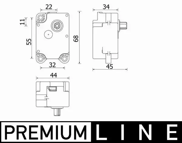 MAHLE SILNIK REGULACJI KLAPEK AA 71 000P 