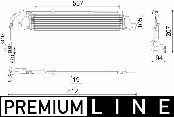 MAHLE CHŁODNICA OLEJU CLC 288 000P 