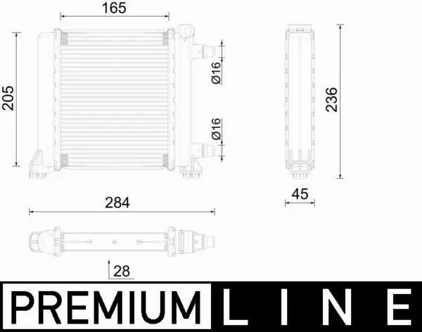 MAHLE CHŁODNICA WODY CR 2596 000P 