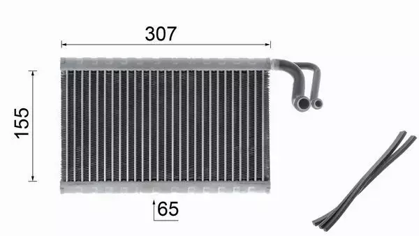 MAHLE PAROWNIK KLIMATYZACJI AE 68 000P 