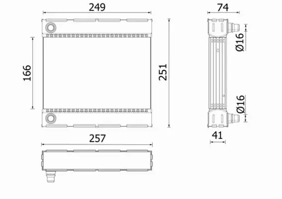 MAHLE CHŁODNICA WODY CR 926 000P 