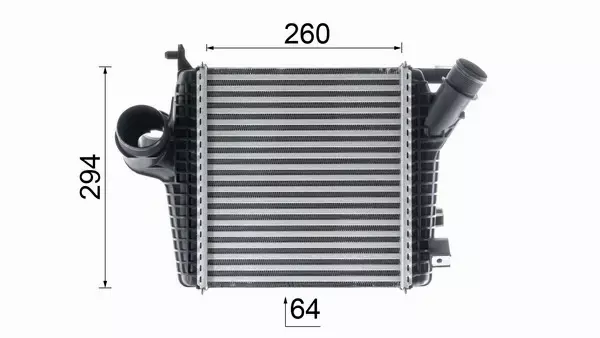 MAHLE CHŁODNICA INTERCOOLER CI 221 000P 