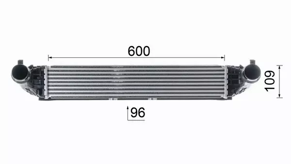 MAHLE CHŁODNICA INTERCOOLER CI 611 000P 