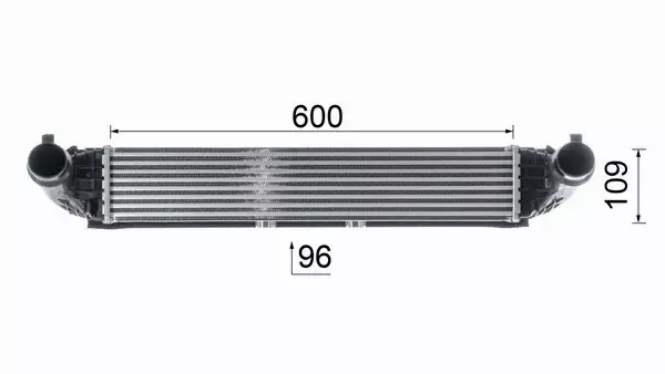 MAHLE CHŁODNICA INTERCOOLER CI 615 000P 