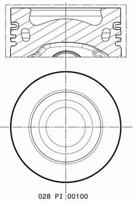 MAHLE TŁOK 028 PI 00100 000 