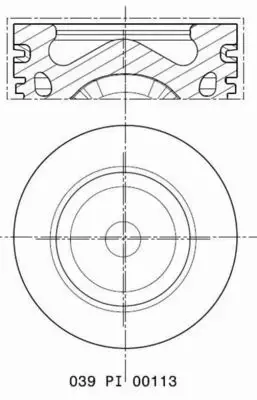 MAHLE TŁOK 039 PI 00113 010 