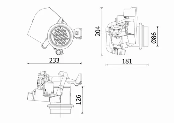 MAHLE CHŁODNICA EGR CE 40 000P 