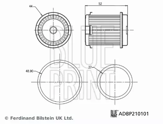 BLUE PRINT FILTR SKRZYNI BIEGÓW ADBP210101 