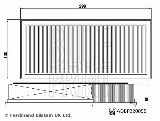 BLUE PRINT FILTR POWIETRZA ADBP220055 