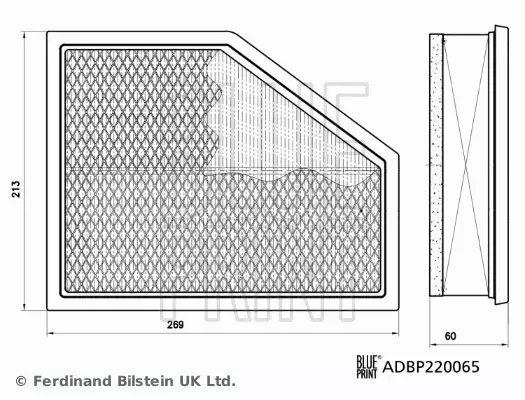 BLUE PRINT FILTR POWIETRZA ADBP220065 