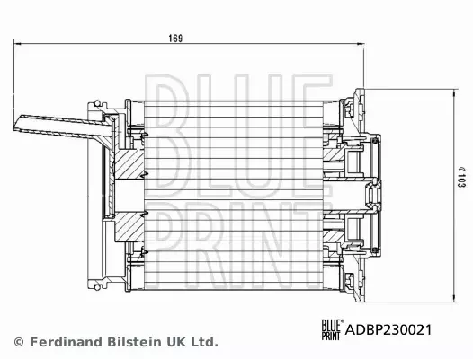 BLUE PRINT FILTR PALIWA ADBP230021 