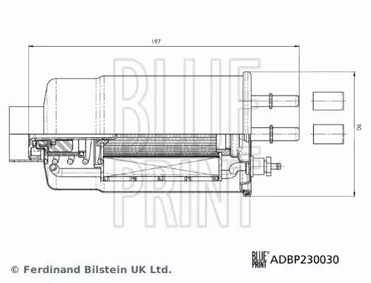 BLUE PRINT FILTR PALIWA ADBP230030 