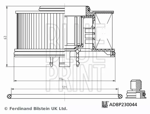 BLUE PRINT FILTR PALIWA ADBP230044 