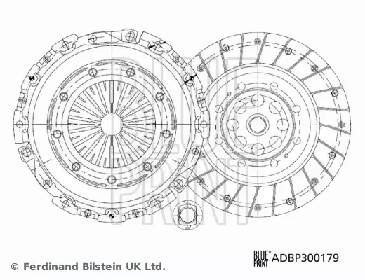 BLUE PRINT ZESTAW SPRZĘGŁA ADBP300179 