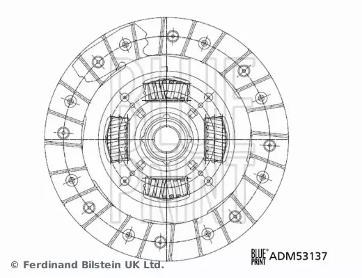 BLUE PRINT TARCZA HAMULCOWA ADM53137 