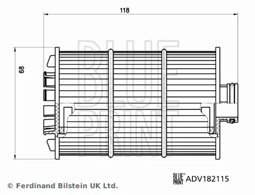 BLUE PRINT FILTR OLEJU ADV182115 