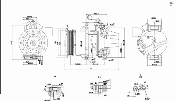 MAXGEAR KOMPRESOR KLIMATYZACJI AC375681 