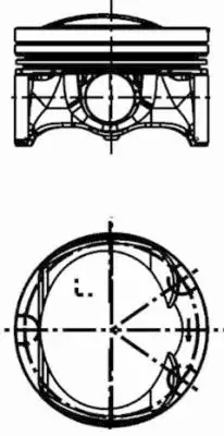 KOLBENSCHMIDT TŁOK 40251610 