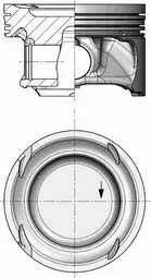 KOLBENSCHMIDT TŁOK KPL Z PIERŚCIENIAMI 40859600 