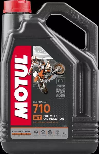 MOTUL 710 2T SYNTHETIC API TC JASO FD 4L 