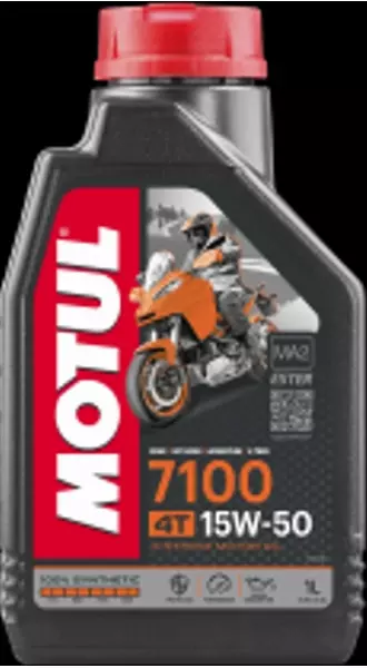 MOTUL 7100 4T 15W50 SYNTHETIC JASO MA2 1L 