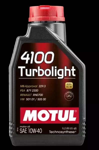 MOTUL 4100 TURBOLIGHT 10W40 API SN ACEA A3/B4 1L 