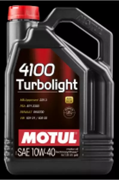 MOTUL 4100 TURBOLIGHT 10W40 API SN ACEA A3/B4 5L 