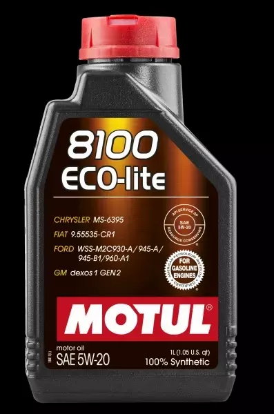 MOTUL 8100 ECO-LITE 5W20 DEXOS1 GEN2 API SP-RC 6L + ZAWIESZKA 