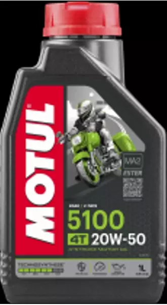 MOTUL 5100 4T 20W50 SEMISYNTHETIC JASO MA2 1L 