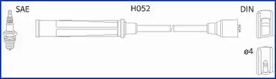 HITACHI PRZEWODY ZAPŁONOWE 134576 