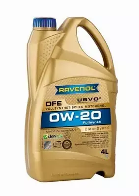 RAVENOL DFE 0W20 CLEANSYNTO GM DEXOS1 GEN2 4L 