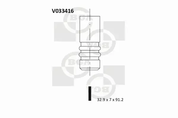 BGA ZAWÓR WYDECHOWY V033416 