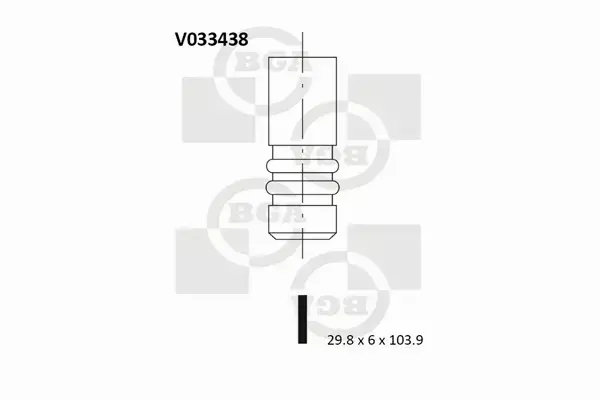 BGA ZAWÓR WYDECHOWY V033438 