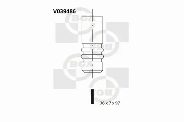 BGA ZAWÓR SSĄCY V039486 