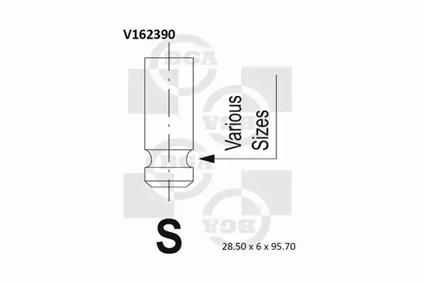 BGA ZAWÓR SSĄCY V162390 