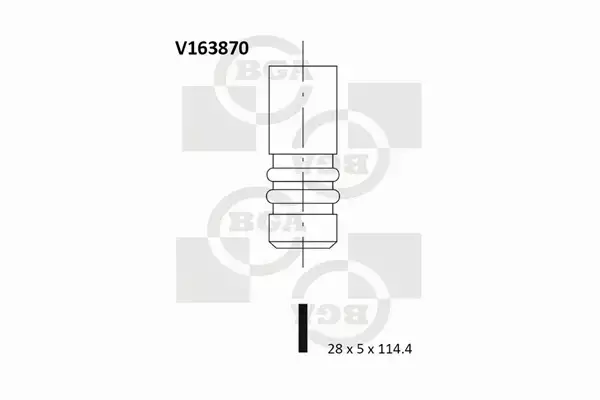 BGA ZAWÓR SSĄCY V163870 