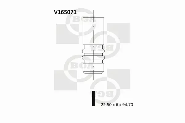 BGA ZAWÓR WYDECHOWY V165071 