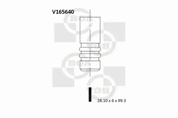 BGA ZAWÓR SSĄCY V165640 