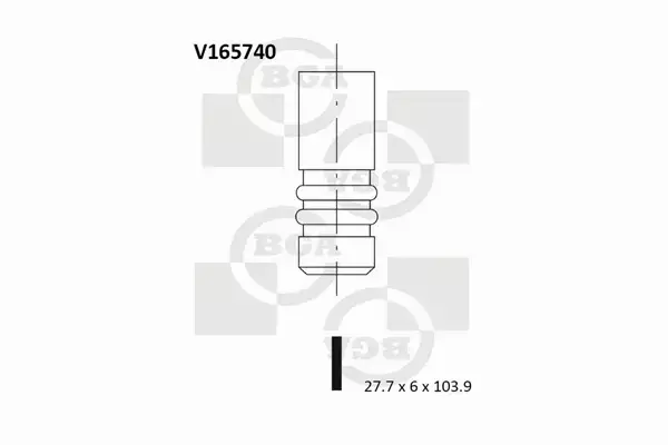 BGA ZAWÓR SSĄCY V165740 