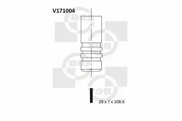 BGA ZAWÓR WYDECHOWY V171004 