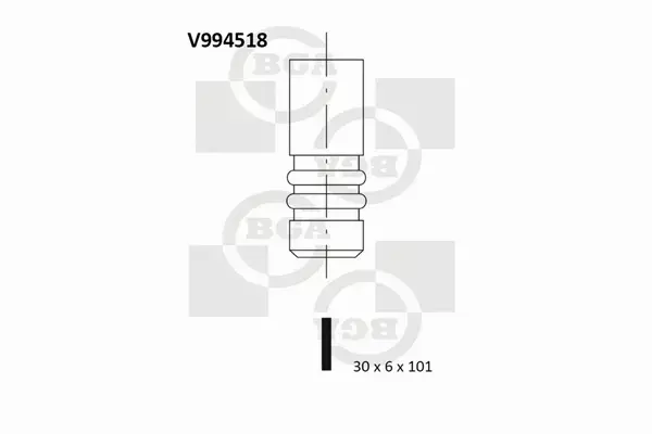 BGA ZAWÓR WYDECHOWY V994518 